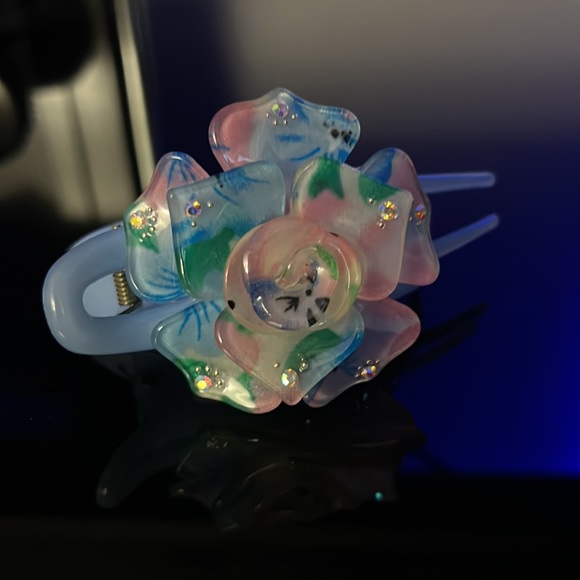 Set of 3 Flower claw clips - Picture 6 of 6